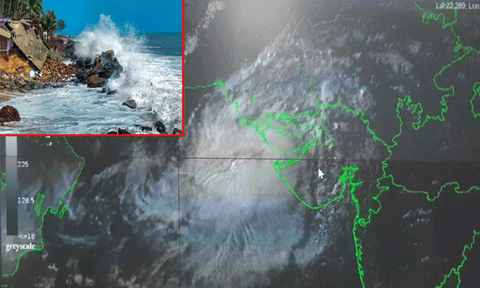 125 கிலோமீட்டர் வேகத்தில் பலத்த காற்று, மழையுடன் குஜராத் கடற்கரையை கடக்கும் பிபோர்ஜாய் புயல்..!