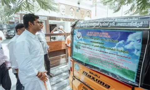 பாஜக மாநில செயலாளர் கைது: 'தமிழ்நாட்டில் ஜனநாயக விரோதப்போக்கு நிலவுகிறது' - அண்ணாமலை கண்டனம்