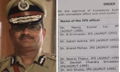 புதுச்சேரி புதிய டிஜிபியாக ஸ்ரீனிவாசன் பொறுப்போற்பு
