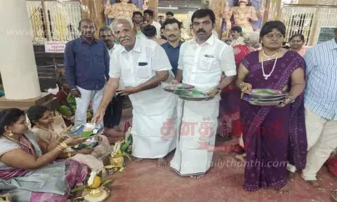 சுடலை ஆண்டவர் கோவில் கொடை விழாவில் 1008 சுமங்கலி பூஜை