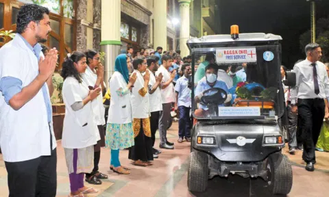 விபத்தால் மூளைச்சாவு: வேலூர் பெண்ணின் உடல் உறுப்புகள் தானம்