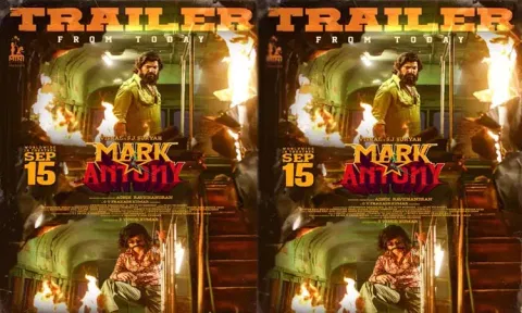 விஷால் நடித்துள்ள 'மார்க் ஆண்டனி' படத்தின் டிரைலர் இன்று மாலை வெளியாகும்..!