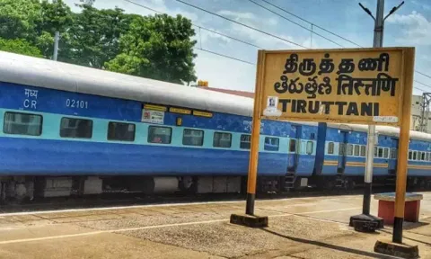 திருத்தணியில் ரூ.15 கோடியில் ரெயில் நிலையத்தை நவீனமயப்படுத்தும் பணி மும்முரம்