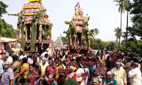 குற்றாலநாத சுவாமி கோவில் தேரோட்டம்