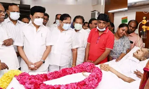மறைந்த சங்கரய்யாவின் உடலுக்கு அரசு மரியாதையுடன் பிரியாவிடை அளிக்கப்படும்: முதல்-அமைச்சர் மு.க.ஸ்டாலின் அறிவிப்பு