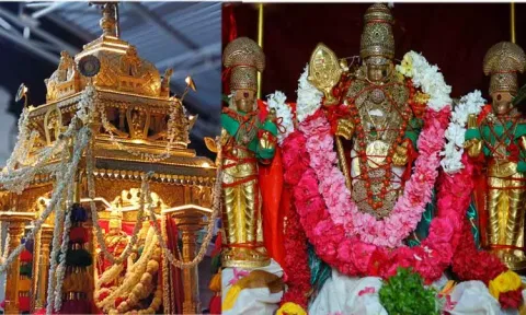 திருச்செந்தூர் கந்த சஷ்டி விழா.. தங்க ரதத்தில் எழுந்தருளி அருள்பாலித்த ஜெயந்திநாதர்
