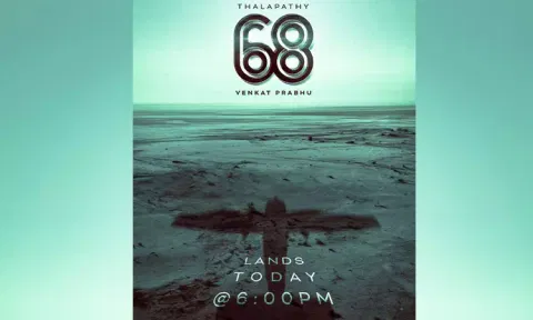 'தளபதி 68' படத்தின் பர்ஸ்ட் லுக் இன்று வெளியாகிறது...!