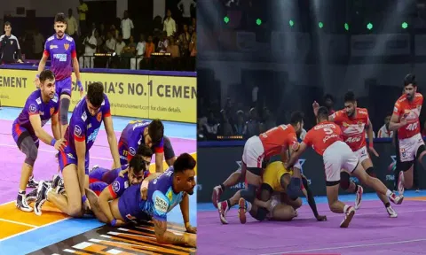 Image Courtesy: @DabangDelhiKC / @GujaratGiants 