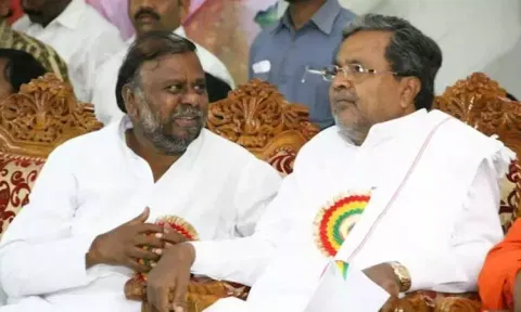 சித்தராமையாவுடன் ஆஞ்சனேயா