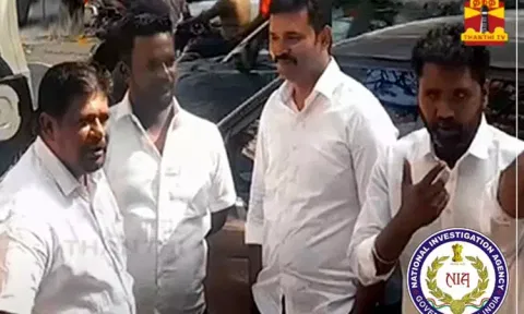 என்.ஐ.ஏ. அலுவலகத்தில் நாம் தமிழர் கட்சி நிர்வாகிகள் ஆஜர்