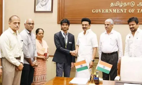 செஸ் கேண்டிடேட்ஸ் தொடரை வென்ற குகேஷுக்கு முதல் அமைச்சர் வாழ்த்து