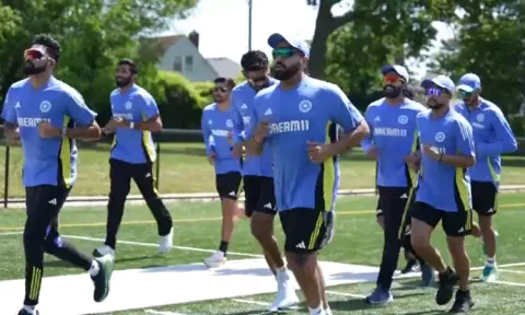 Image Grab On Video Posted By @BCCI 