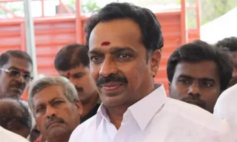 நில மோசடி வழக்கில் அதிமுக முன்னாள் அமைச்சர் எம்.ஆர். விஜயபாஸ்கர் கைது