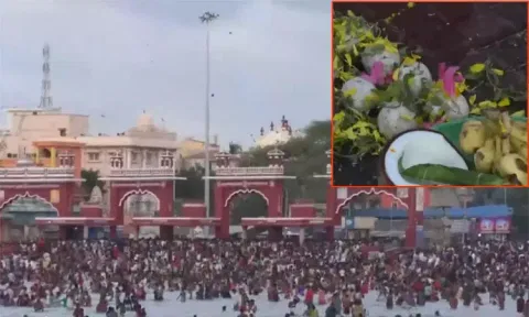 ஆடி அமாவாசையை முன்னிட்டு ராமேஸ்வரம் அக்னி தீர்த்த கடலில் நீராடிய மக்கள்