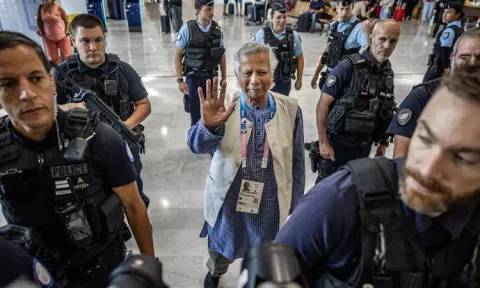 முகமது யூனுஸ் (image courtesy: AFP) 