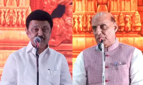 கலைஞருக்கு பாராட்டு மழை பொழிந்த ராஜ்நாத் சிங்கிற்கு நன்றி - முதல்-அமைச்சர் மு.க.ஸ்டாலின்