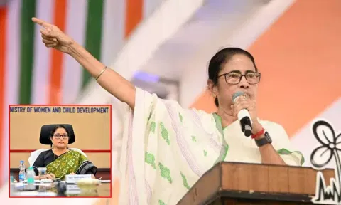 48,600 பலாத்கார வழக்குகள்... அவர் ஒரு பொய்யர்; மம்தா பானர்ஜியை சாடிய மத்திய அரசு