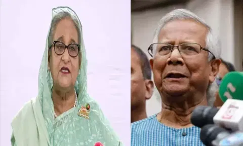ஹசீனா அமைதியாக இருப்பது நல்லது : இடைக்கால அரசின் தலைவர் முகமது யூனுஸ்