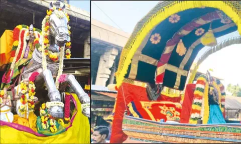 திருவானைக்காவலில் பிட்டுக்கு மண் சுமந்த நிகழ்ச்சி: திரளான பக்தர்கள் சாமி தரிசனம்