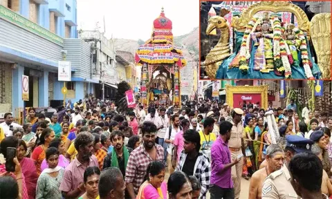 திருப்பரங்குன்றத்தில் கந்த சஷ்டி தேரோட்டம்