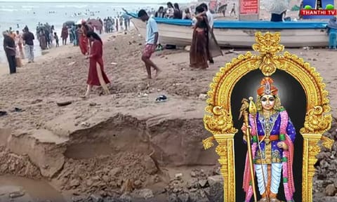 திருச்செந்தூர் கடற்கரையில் பக்தர்கள் தங்கி தரிசனம் செய்ய வேண்டாம் - மாவட்ட நிர்வாகம்