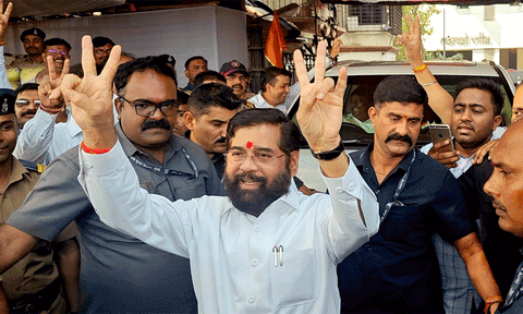 மராட்டியத்தில் மீண்டும் பா.ஜ.க. கூட்டணி ஆட்சி: அடுத்த முதல்-மந்திரி யார்..? ஏக்நாத் ஷிண்டே பதில்