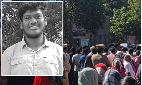 பால்கனி இடிந்து விழுந்து வாலிபர் பலி: ரூ.5 லட்சம் நிவாரணம் - அமைச்சர் அறிவிப்பு