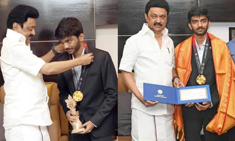 உலக செஸ் சாம்பியன் குகேஷுக்கு ரூ. 5 கோடி பரிசுத்தொகை - மு.க.ஸ்டாலின் அறிவிப்பு