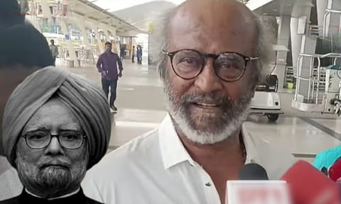 'Manmohan Singh is a good man' - Actor Rajinikanth