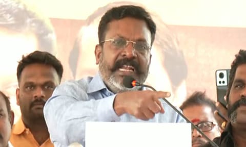 'என்னை விலை பேச இந்த மண்ணில் யாரும் பிறக்கவில்லை' - திருமாவளவன் ஆவேசம்