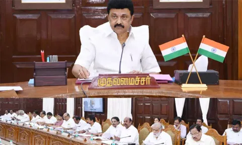 தமிழக அமைச்சரவை கூட்டம்; முதல்-அமைச்சர் மு.க.ஸ்டாலின் ஆலோசனை