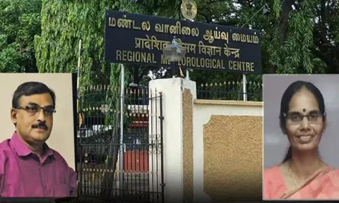 சென்னை வானிலை ஆய்வு மையத்தின் புதிய தலைவராக மூத்த விஞ்ஞானி அமுதா நியமனம்