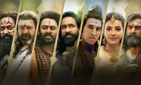 The teaser of the film 'Kannapa' has been released.