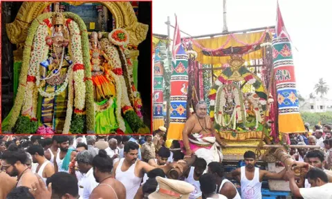 திருப்பரங்குன்றத்தில் முருகப்பெருமான்-தெய்வானை திருக்கல்யாணம்