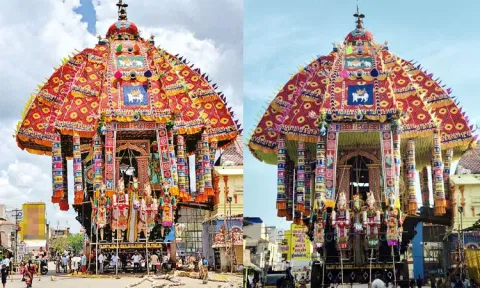 திருவாரூர் தியாகராஜர் கோவிலில் நாளை ஆழித்தேரோட்டம்