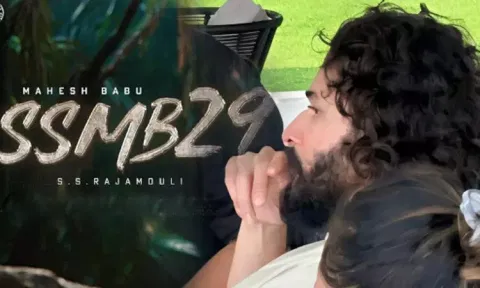 Mahesh Babu flaunts curly long hair look for SSMB 29 in new pics