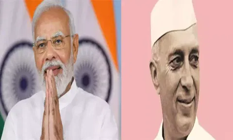பிரதமர் மோடி நேருவுக்கு அஞ்சலி