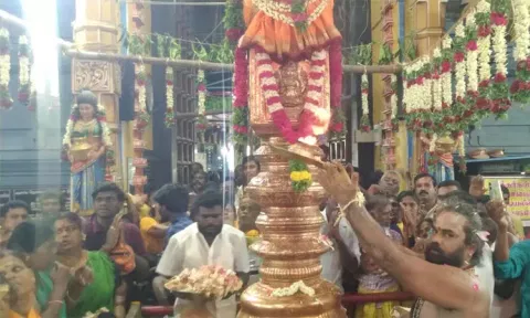 ஜெனகை மாரியம்மன் கோவில் வைகாசி திருவிழா ஆரம்பம்