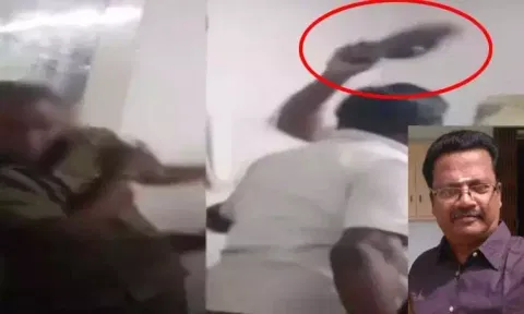 டிரைவரை செருப்பால் அடித்த விவகாரம்: போக்குவரத்து உதவி மேலாளர் உள்பட 4 பேர் மீது வழக்குப்பதிவு