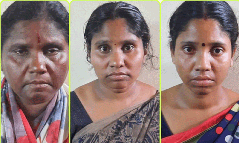 திண்டுக்கல்: கஞ்சா விற்பனை செய்த ஒரே குடும்பத்தை சேர்ந்த 3 பெண்கள் கைது