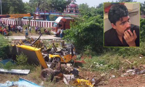 கடலூர்: பள்ளி வேன் விபத்தில் சிக்கியது எப்படி..? 3 மாணவர்கள் பலியான சோகம் - கேட் கீப்பர் கைது