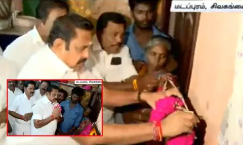 சிவகங்கை: அஜித்குமார் குடும்பத்திற்கு எடப்பாடி பழனிசாமி நேரில் ஆறுதல்