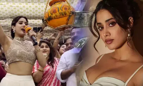 Janhvi kapoor reacts trolling over bharat mata ki jai chant