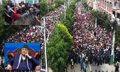 நேபாளத்தில் வலுக்கும் போராட்டம்.. அரசுக்கு அதிகரிக்கும் நெருக்கடி.. நாட்டை விட்டு வெளியேற பிரதமர் திட்டம்?