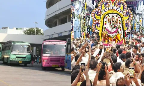 குலசை முத்தாரம்மன் கோவில் தசரா திருவிழா.. 350 சிறப்பு பஸ்கள் ஏற்பாடு