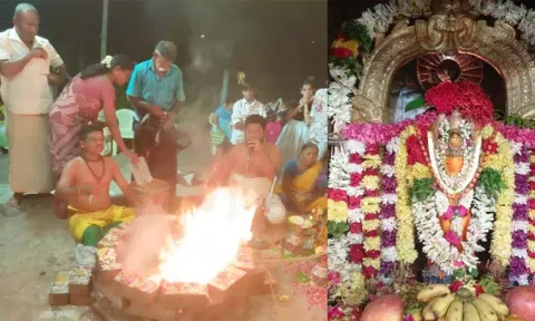 திண்டுக்கல்: அங்காள பரமேஸ்வரி அம்மன் ஆலயத்தில் நிகும்பலா யாகம்