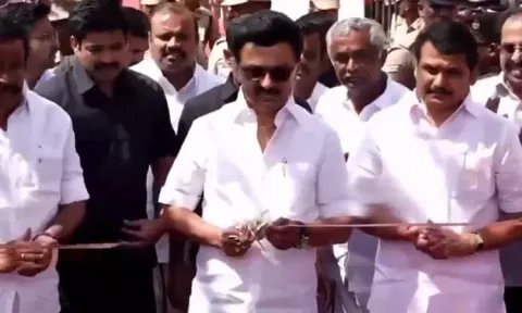 கோவை செம்மொழி பூங்காவை முதல்-அமைச்சர் மு.க. ஸ்டாலின் திறந்து வைத்தார்