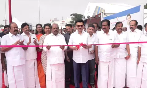 ரூ.150.28 கோடி செலவில் வீரமங்கை வேலுநாச்சியார் மேம்பாலம்: முதல்-அமைச்சர் மு.க.ஸ்டாலின் திறந்து வைத்தார்