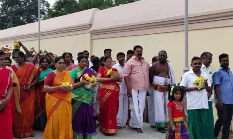 திருவெண்காடு: பால்குடம் எடுத்து அகோரமூர்த்தி சுவாமியை வழிபட்ட பக்தர்கள்