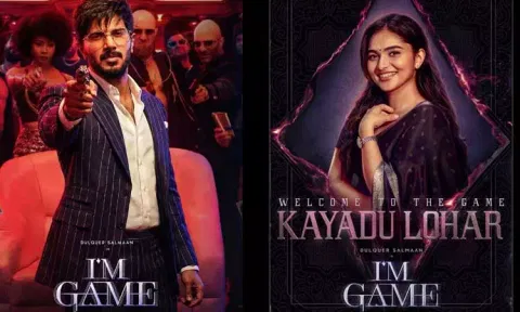 துல்கர் சல்மானின் 'ஐ அம் கேம்' படத்தில் இணைந்த கயாடு லோஹர்